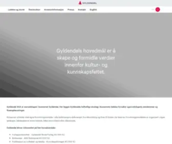 GYldendalasa.no(Forside) Screenshot