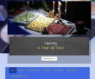 GYllengalte.se(Catering i Huddinge och övriga Stockholm) Screenshot