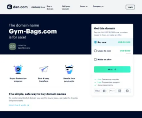 GYM-Bags.com(Gym Bags) Screenshot