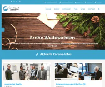 GYM-Hartberg.ac.at(Gymnasium Hartberg) Screenshot