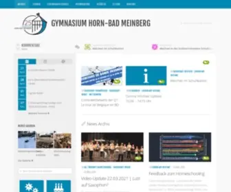 GYM-HBM.de(Gymnasium Horn) Screenshot