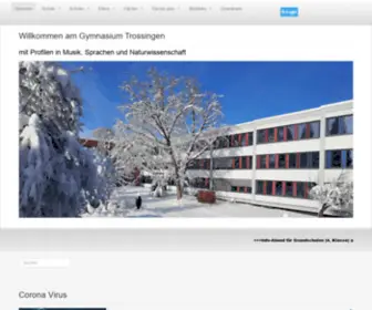 GYM-Trossingen.de(Startseite) Screenshot