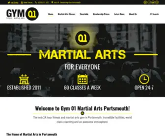 GYM01.com(Gym 01 Fitness & Mixed Martial Arts) Screenshot