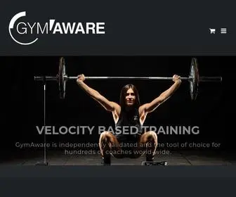 Gymaware.com(Gold Standard Velocity Based Training Equipment) Screenshot