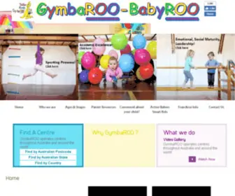 GYmbaroo.com.au(Gymbaroo kindyroo) Screenshot