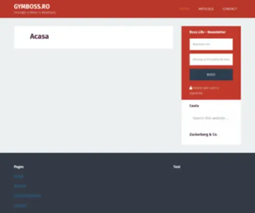 GYmboss.ro(Strength is Never a Weakness) Screenshot