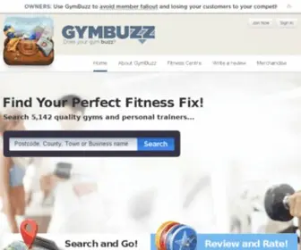 GYmbuzz.com(Gym and Personal Trainer reviews and information in your area of the UK) Screenshot