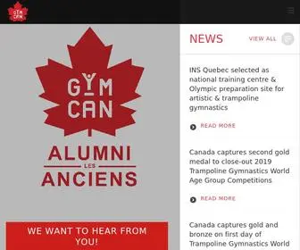 GYmcan.org(Gymnastics Canada) Screenshot