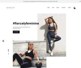 GYmcat.co.uk(Womens Gym Wear) Screenshot