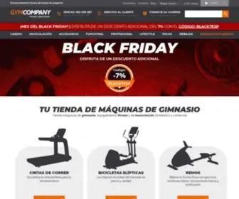 GYmcompany.es(Máquinas de gimnasio) Screenshot