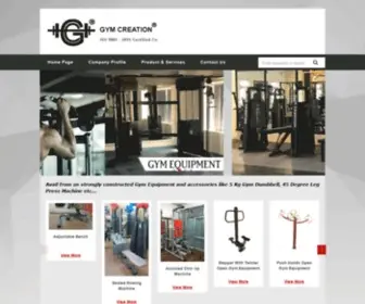 GYMcreation.co.in(GYM CREATION) Screenshot