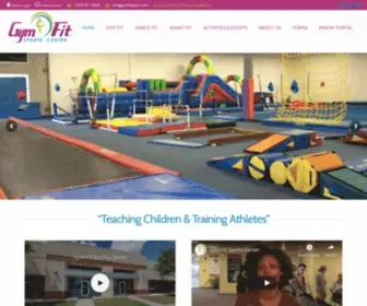 GYmfitsports.com(Gymnastics, Ninja, Tumbling and More) Screenshot