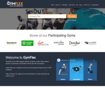 GYMflex.co.uk(Health Club Memberships) Screenshot