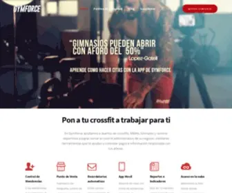GYmforce.mx(Software todo en uno para administrar un box de CrossFit) Screenshot
