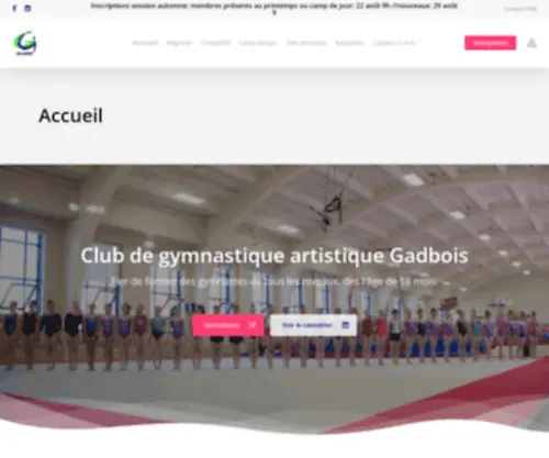 GYmgadbois.com(Gym Gadbois) Screenshot