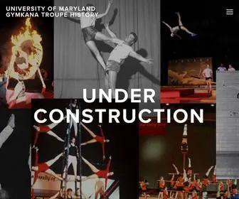 GYmkanahistory.com(University of Maryland Gymkana Troupe History) Screenshot