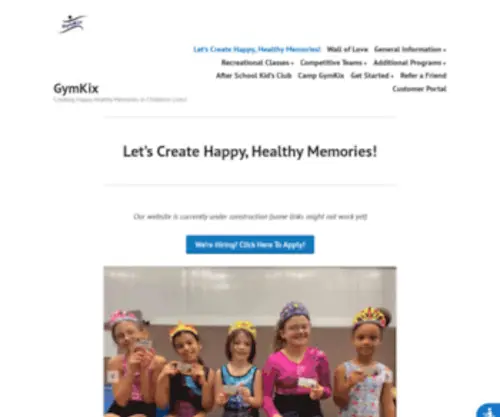 GYmkix.com(Let's Create Happy) Screenshot