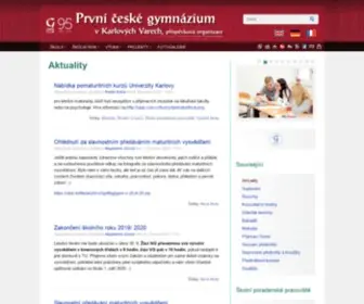GYMkvary.cz(Aktuality) Screenshot