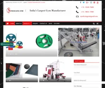 GYmmanufacturer.com(Gym Equipment Manufacturers in Jalandhar) Screenshot