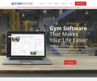 GYmmastersoftware.com(See why GymMaster) Screenshot