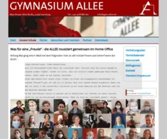 GYmnasium-Allee.net(Wir sind ALLEE) Screenshot