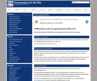 GYmnasium-Berlin.net(Gymnasium Berlin) Screenshot