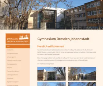 GYmnasium-Dresden-Johannstadt.de(Gymnasium Dresden) Screenshot