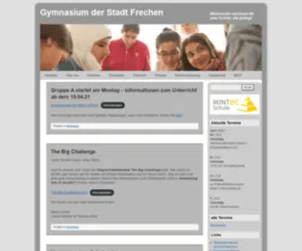 GYmnasium-Frechen.de(Gymnasium der Stadt Frechen) Screenshot