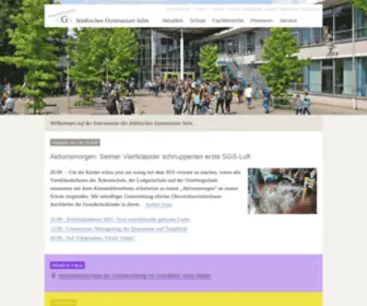 GYmnasium-Selm.de((SGS)) Screenshot
