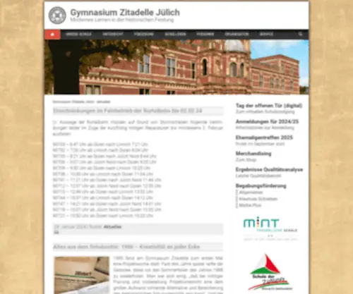 GYmnasium-Zitadelle.de(Gymnasium) Screenshot