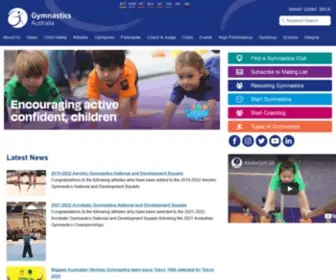 GYmnastics.org.au(Gymnastics Australia) Screenshot