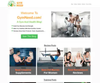 GYmneed.com(Forsale Lander) Screenshot