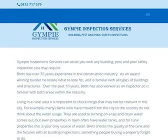 GYmpieinspectionservices.com.au(Gympie Inspections Services) Screenshot