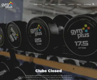 GYMplus.ie(At Gym Plus everything we do) Screenshot
