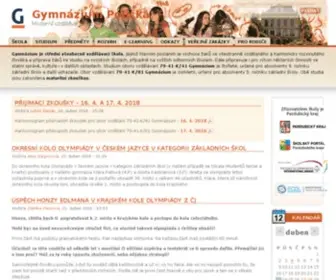 GYmpolicka.cz(Gymnázium Polička) Screenshot