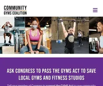 GYMscoalition.org(Community Gym Coalition) Screenshot