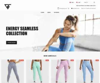 GYMsweaty.com(Gym Wear & Workout Leggings Sale) Screenshot