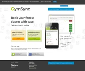 GYMSYNC.co.uk(Book your fitness classes with ease) Screenshot