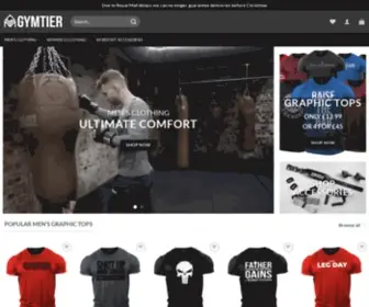 GYmtier.com(Gym clothing & fitness active wear) Screenshot