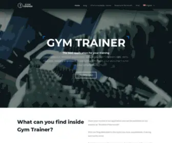 GYMtrainerweb.com(Gym Trainer) Screenshot