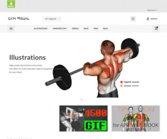 GYmvisual.com(Animated workout videos) Screenshot