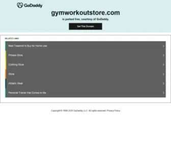 GYmworkoutStore.com(Create an Ecommerce Website and Sell Online) Screenshot