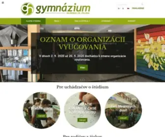 GYmza.sk(Gymnázium) Screenshot