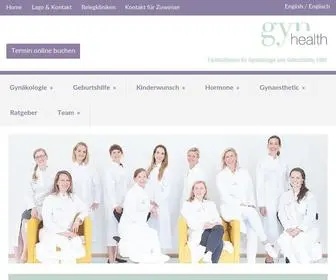 GYN-Health.ch(Gynhealth) Screenshot