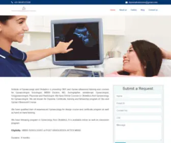 Gynaecologyandobstetrics.com(Certificate Course In Gynaecology And Obstetrics) Screenshot