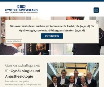 GYncollegweserland.de(Gynäkologische Gemeinschaftspraxis) Screenshot