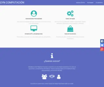 GYncomputacion.com.ar(Computación) Screenshot