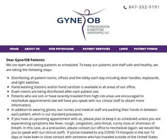 Gyneandob.com(Gynecological & Obstetric Associates) Screenshot