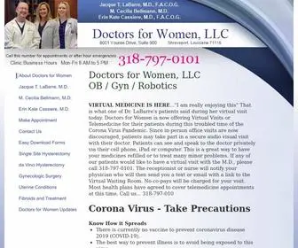 GYnrobotics.com(Doctors for Women) Screenshot