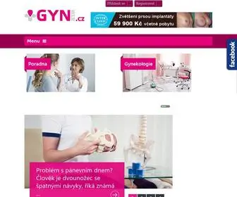 GYnweb.cz(Gynekologie, t) Screenshot